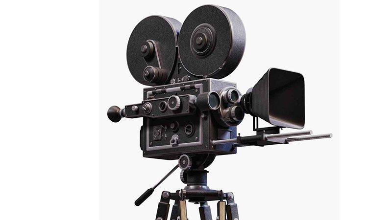 Old Style Movie Camera
