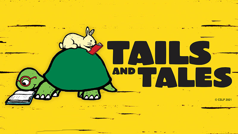 Tails And Tales 2021 Summer Reading Challenge Banner