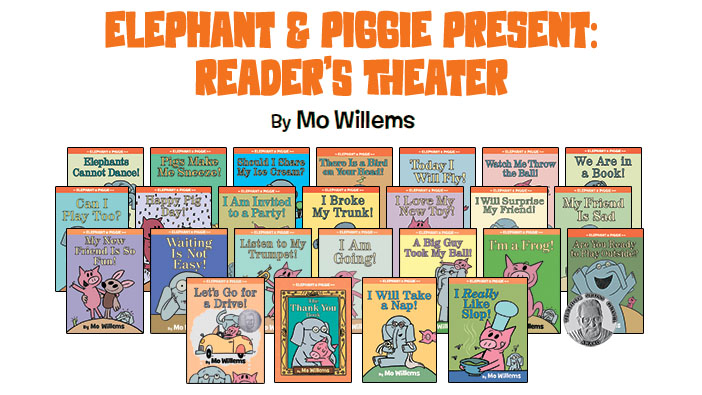 Elephant And Piggie Present: Reader's Theater by Mo Williams with 25 Elephant and Piggie Book Covers