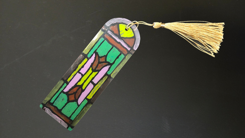 Teen Summer Reading: Stained Glass Bookmarks