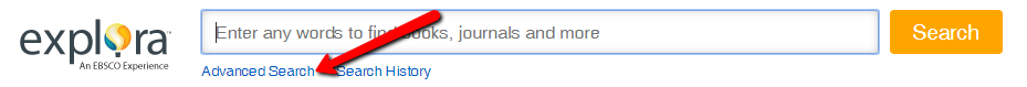 Explora Advanced Search Link