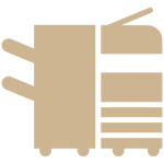 Copy Fax Machine Icon