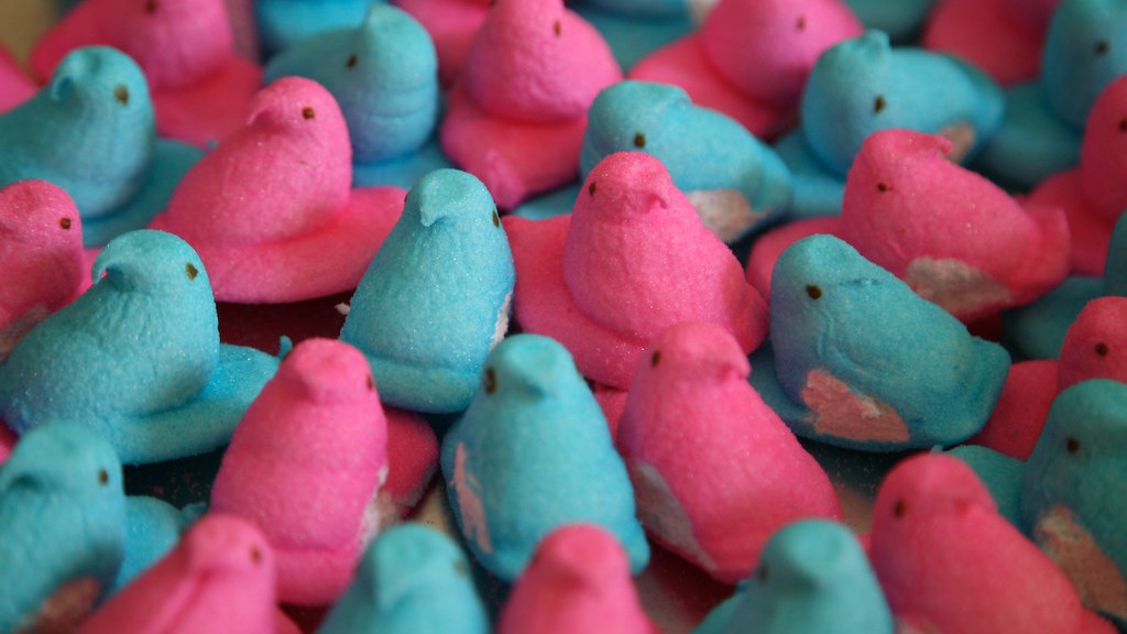 Peeps in the Library